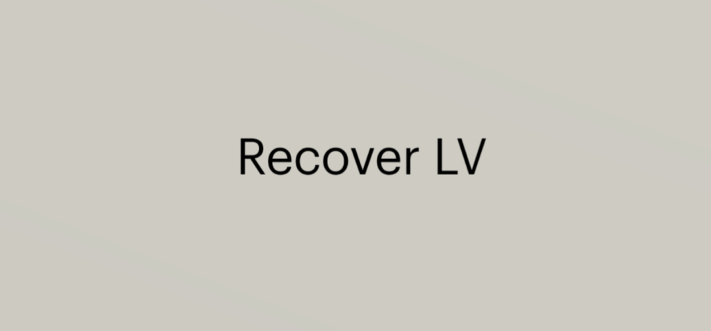 recover lv